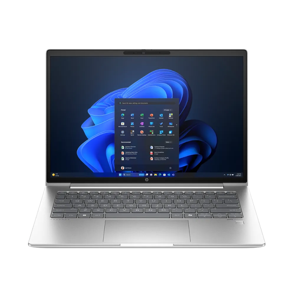 HP ProBook 440 14 inch G11 Notebook PC, 14"WUXGA display, Intel® Core™ Ultra 7 155U ,  8 GB DDR5 RAM, 512GB SS, Pike silver, AI PC