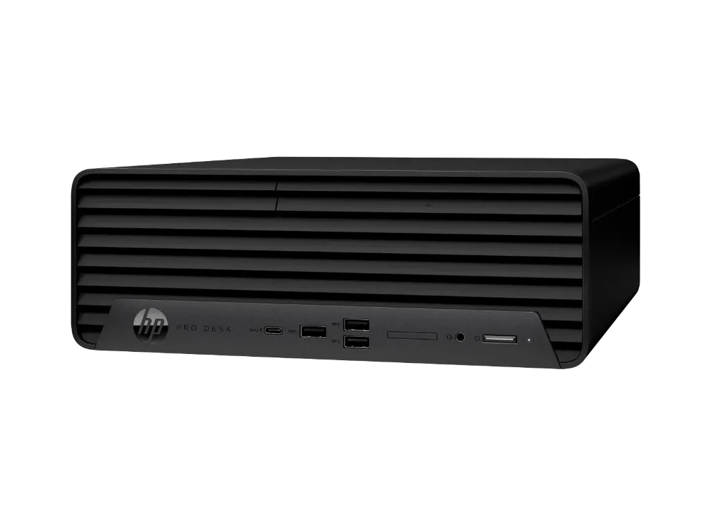 HP Pro SFF 400 G9 Desktop Computer, Intel Core i7-13700 Processor, 16GB RAM, 512GB SSD, Wired Desktop 320K Keyboard & 125 Wired Mouse, Intel UHD Graphics 770, No OS, Black | 9M8Q1AT (Azerty)
