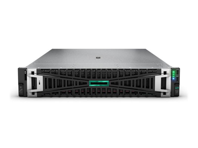 HPE ProLiant DL380 Gen11 4510 2.4GHz 12c 1P 64GB‑R 8SFF MR408i‑o 2x960GB SSD 2x1000W PS EMEA Server P71674–425