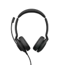 Jabra Evolve2 30 SE Wired Stereo Headset, Dual Speaker Stereo Design, 28mm Drivers, Noise Isolation for Clearer Speech, USB Type-A, Integrated Busy Light, Unified Communications, Black | 23189-989-979