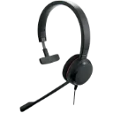 Jabra Evolve 20 MS Mono Wired Headset, Passive Noise Cancellation, Foam Ear Cushions, In-Cord Volume Control, Adjustable Headband, USB-C / A Connectivity, Black | 4993-823-169