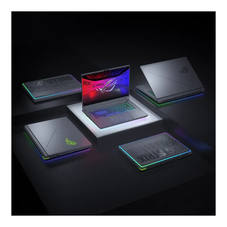 ASUS ROG Strix G16 G615LR-S5328 – NVIDIA® GeForce RTX™ 5070 Ti 12GB | 32GB DDR5 | Intel® Core™ Ultra 9-275HX | 16" 240Hz Display | 1TB PCIe NVMe SSD | DOS | English Keyboard | ROG Impact Gaming Mouse + ROG Backpack | Eclipse Gray