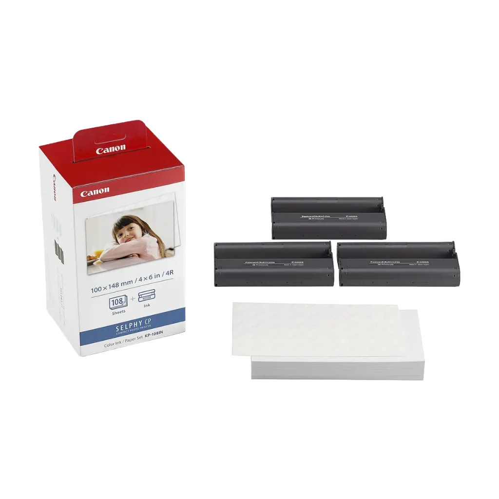 Canon KP-108IN Ink and Paper Set