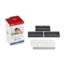 Canon KP-108IN Color Ink/Paper Set - Postcard size 4'x6' / 108 Sheets with 3 Ink Cartridges for CP-1300, CP910, CP780, CP900, Cartridge and Card Paper | KP-108IN