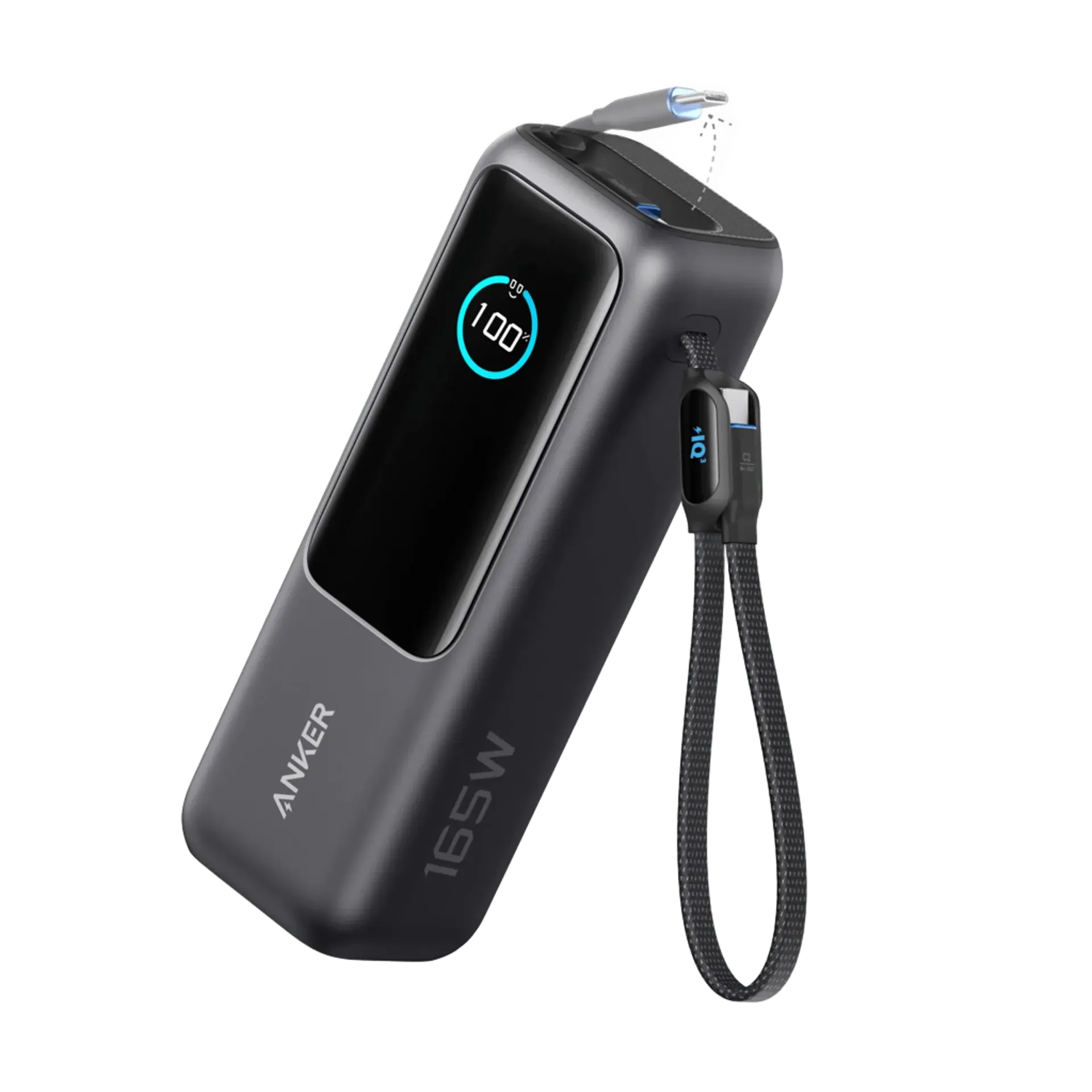 A1695P11 Anker Laptop Power Bank (25K, 165W, Built-In and Retractable Cables)