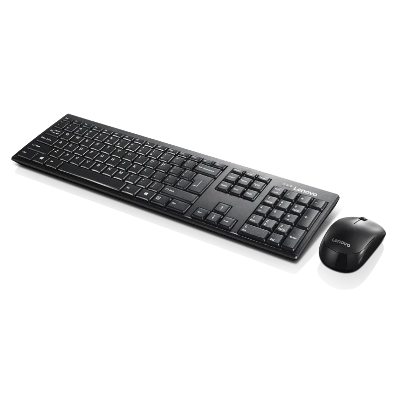 (GX30L66303) Lenovo 100 Wireless Combo Keyboard & Mouse - Azerty French